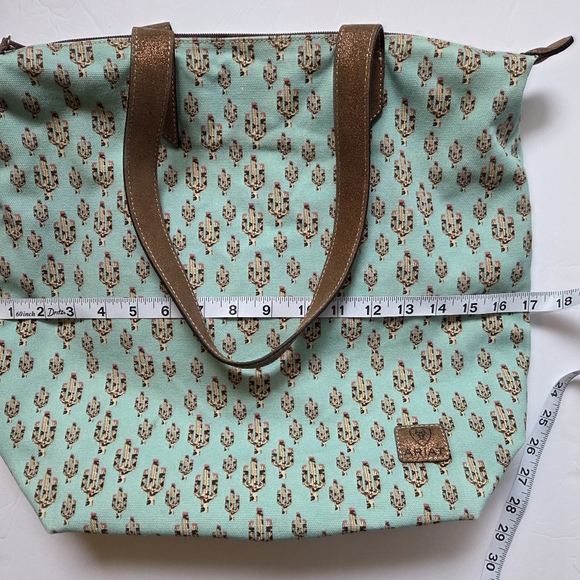 Ariat Turquoise Cactus Tote - Picture 6 of 8
